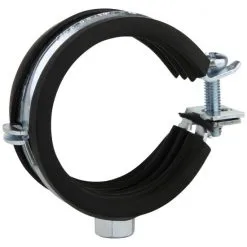 SANITOP-WINGENROTH Rohrschelle, Gummi/Stahl