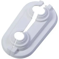 CORNAT Doppelrosette, Kunststoff -Sanitärinstallation Verkäufe unnamed file 1067