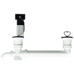 CORNAT Ab-/Überlaufgarnitur, Kunststoff/Edelstahl, 1 1/2"