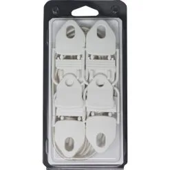 SEILFLECHTER Tornado®-Clips, Mit Gummieinbinder, Kunststoff, Weiß