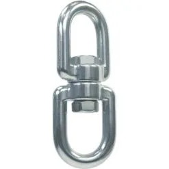 SEILFLECHTER Kettenwirbel, Edelstahl, Silberfarben