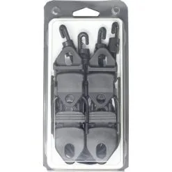 SEILFLECHTER Tornado®-Clips, Mit Gummieinbinder, Kunststoff, Schwarz