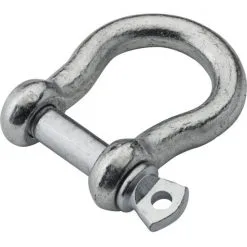 SEILFLECHTER Schäkel, Galvanisierter Stahl, Grau