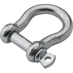 SEILFLECHTER Schäkel, Galvanisierter Stahl, Grau