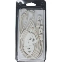 SEILFLECHTER Tornado®-Clips, Mit Gummieinbinder, Kunststoff, Weiß