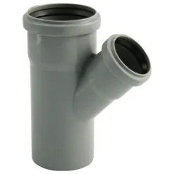 MARLEY HT-Einfachabzweig, Polypropylen (PP), Stärke: 1,8 Mm, DIN EN 1451-1