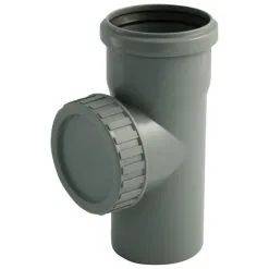 MARLEY HT-Reinigungsrohr, Polypropylen (PP), Stärke: 1,8 Mm, DIN EN 1451-1