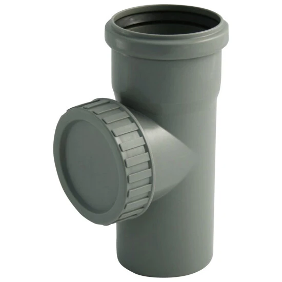 MARLEY HT-Reinigungsrohr, Polypropylen (PP), Stärke: 1,8 Mm, DIN EN 1451-1 1 MARLEY HT-Reinigungsrohr, Polypropylen (PP), Stärke: 1,8 Mm, DIN EN 1451-1