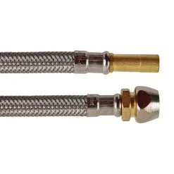 WELLWATER Flexschlauch, Länge: 0,3 M, Edelstahl