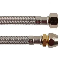 WELLWATER Flexschlauch, Länge: 0,5 M, Edelstahl