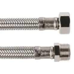 WELLWATER Flexschlauch, Länge: 1 M, Edelstahl