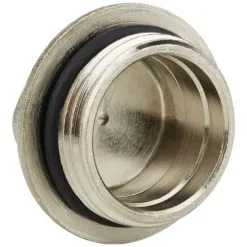 SANITOP-WINGENROTH Gewindestopfen, Messing, Silberfarben, 3/4"