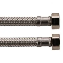 WELLWATER Flexschlauch, Länge: 0,3 M, Edelstahl