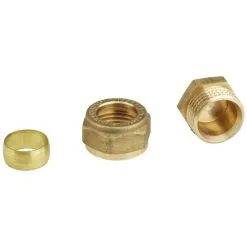 WELLWATER Stopfen, Messing, Goldfarben