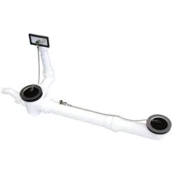 WELLWATER Ab-/Überlaufgarnitur, Kunststoff, Typ: 1 1/2" AG