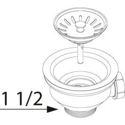 WELLWATER Körbchenventil, Kunststoff, Typ: 1 1/2" AG X Ø 114 Mm 3 WELLWATER Körbchenventil, Kunststoff, Typ: 1 1/2" AG X Ø 114 Mm -Sanitärinstallation Verkäufe unnamed file 1426