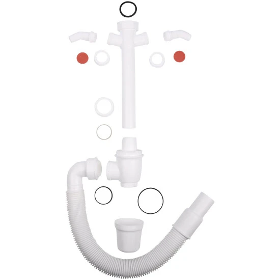 SANITOP-WINGENROTH Flaschengeruchverschluss, Kunststoff, Typ: 1 1/2" IG X Ø 40/50 Mm X 500 Mm 1 SANITOP-WINGENROTH Flaschengeruchverschluss, Kunststoff, Typ: 1 1/2" IG X Ø 40/50 Mm X 500 Mm