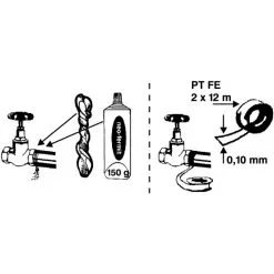 Dichtungssatz, Hanf -Sanitärinstallation Verkäufe unnamed file 1634