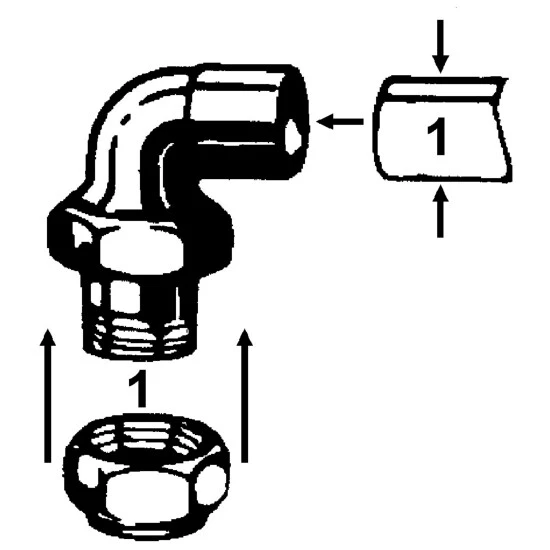 SANITOP-WINGENROTH Verschraubung, Messing 3 SANITOP-WINGENROTH Verschraubung, Messing – Bild 3