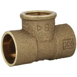 SANITOP-WINGENROTH T-Stück, Rotguss