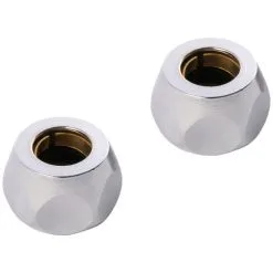 WELLWATER Quetschmutter, Messing