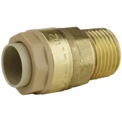 SANITOP-WINGENROTH Steck-Übergangsnippel, Messing