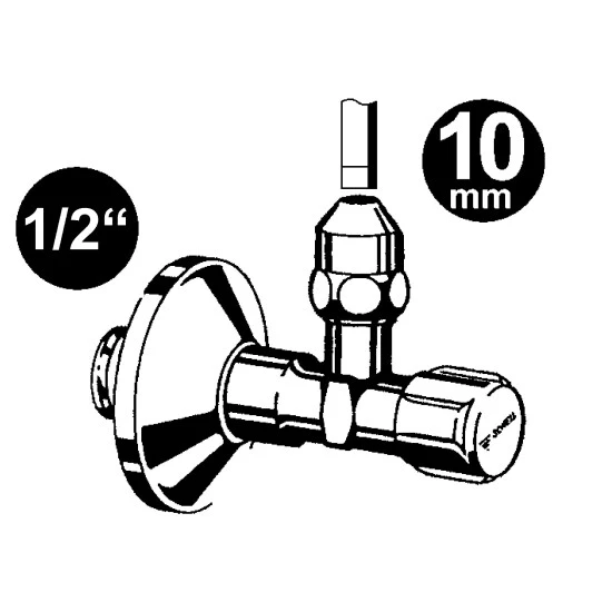 SCHELL Eckventil, Messing 3 SCHELL Eckventil, Messing – Bild 3