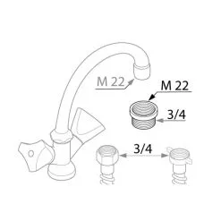 WELLWATER Reduzierstück, Messing 3 WELLWATER Reduzierstück, Messing -Sanitärinstallation Verkäufe unnamed file 1846