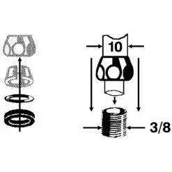 WELLWATER Quetschverschraubung, Messing 6 WELLWATER Quetschverschraubung, Messing -Sanitärinstallation Verkäufe unnamed file 1880