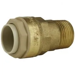 SANITOP-WINGENROTH Steck-Übergangsnippel, Messing