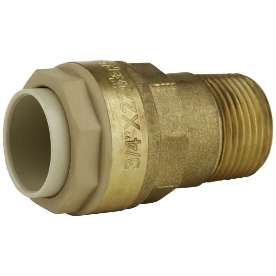 SANITOP-WINGENROTH Steck-Übergangsnippel, Messing 1 SANITOP-WINGENROTH Steck-Übergangsnippel, Messing
