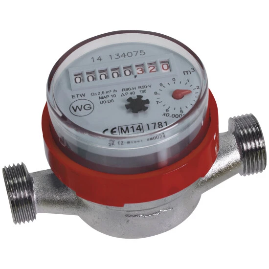 CONMETALL Wohnungswasserzähler, Messing, Alusilberfarben, Goldfarben 2 CONMETALL Wohnungswasserzähler, Messing, Alusilberfarben, Goldfarben – Bild 2