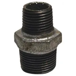 SANITOP-WINGENROTH Reduzier-Doppelnippel, Temperguss