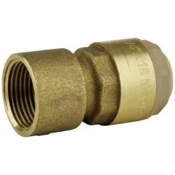 SANITOP-WINGENROTH Übergangsmuffe, Messing