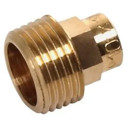 SANITOP-WINGENROTH Übergangsmuffe, Rotguss