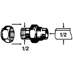 SANITOP-WINGENROTH Verschraubung, Messing -Sanitärinstallation Verkäufe unnamed file 2040