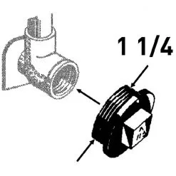 SANITOP-WINGENROTH Stopfen, Temperguss -Sanitärinstallation Verkäufe unnamed file 2047