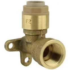 SANITOP-WINGENROTH Steck-Wandscheibe, Messing