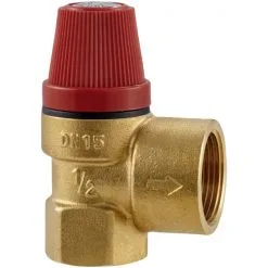CORNAT Sicherheitsventil, Messing, Messingfarben