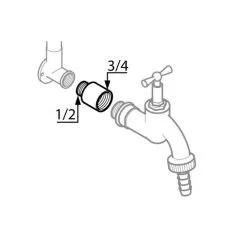 WELLWATER Reduzierstück, Messing -Sanitärinstallation Verkäufe unnamed file 2074