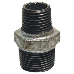 SANITOP-WINGENROTH Reduzier-Doppelnippel, Temperguss