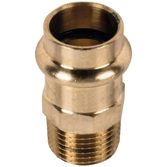 SANITOP-WINGENROTH Press-Übergangsnippel, Rotguss 1 SANITOP-WINGENROTH Press-Übergangsnippel, Rotguss