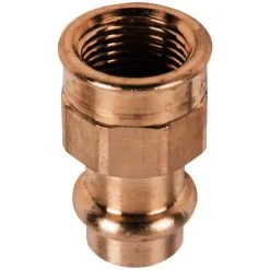 SANITOP-WINGENROTH Press-Übergangsmuffe, Rotguss