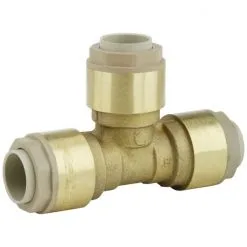 SANITOP-WINGENROTH Steck-T-Stück, Messing