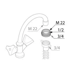 WELLWATER Euronippel, Messing -Sanitärinstallation Verkäufe unnamed file 2174