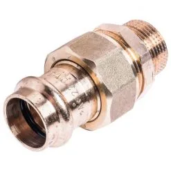 CORNAT Pressverschraubung, Rotguss