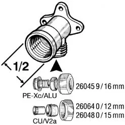 WIROFLEX® Schraubsystem, Messing -Sanitärinstallation Verkäufe unnamed file 2254