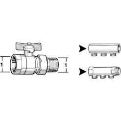 WELLWATER Schraubsystem, Messing -Sanitärinstallation Verkäufe unnamed file 2256
