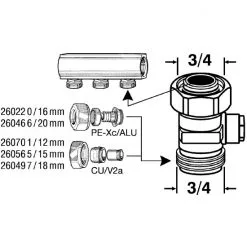 WIROFLEX® Schraubsystem, Messing -Sanitärinstallation Verkäufe unnamed file 2348