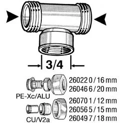 WIROFLEX® Schraubsystem, Messing -Sanitärinstallation Verkäufe unnamed file 2385